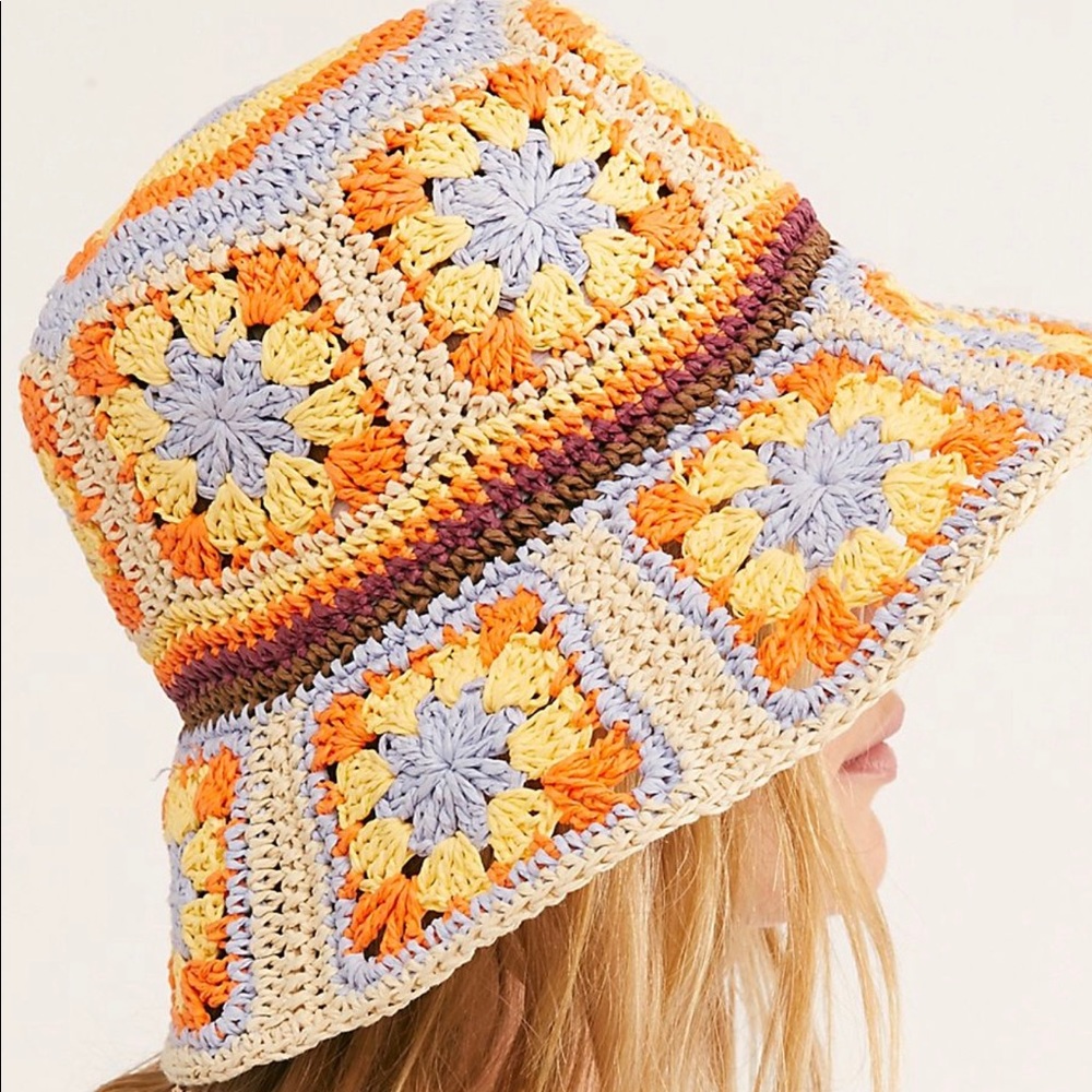 Free People straw Bucket Hat